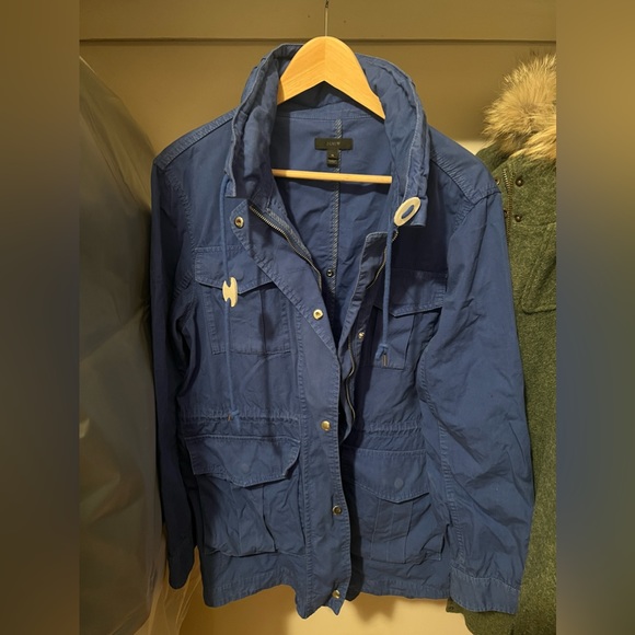 J.Crew Women’s Field Jacket - Blue - Picture 1 of 3